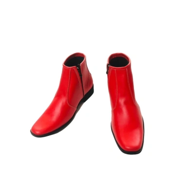 Giày Boot Nam Da Bò Thật Màu Đỏ B244 - Giá chỉ 2.43 Triệu, Thời Trang & Độ Bền Cao 4