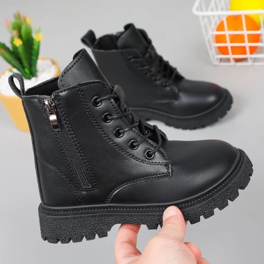 Giày boots cao cổ trẻ 3-12 tuổi da mềm thể thao năng động size 28-37 giá 169.000 VND 4