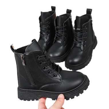 Giày boots cao cổ trẻ 3-12 tuổi da mềm thể thao năng động size 28-37 giá 169.000 VND 6