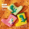Giày bốt đi mưa CHEERFUL MARIO EVA chống trượt, chống thấm nước, hoạt hình khủng long dễ thương cho bé 2