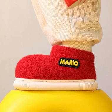 Giày bốt lông cừu mùa đông Mario trẻ em ấm áp, siêu thoải mái, giá chỉ 179.550 VND 3