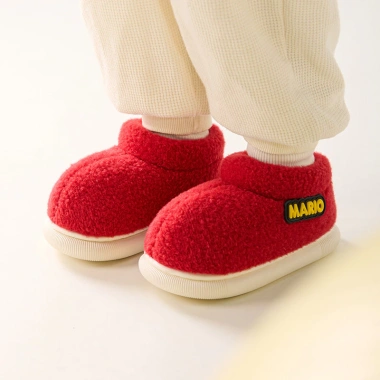 Giày bốt lông cừu mùa đông Mario trẻ em ấm áp, siêu thoải mái, giá chỉ 179.550 VND 4