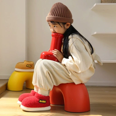 Giày bốt lông cừu mùa đông Mario trẻ em ấm áp, siêu thoải mái, giá chỉ 179.550 VND 5