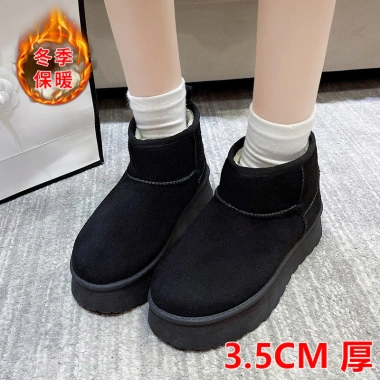 Giày Bốt Nữ Lông Cừu Lót Dày Đế Dày Ấm Áp Mùa Đông - Thời Trang Giá 242.659 VND 7