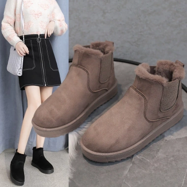 Giày Bốt Slip-On Cotton Nữ Dày Plus Size Lớn Mùa Đông 2.025 - Ấm Áp, 303.012₫ 3