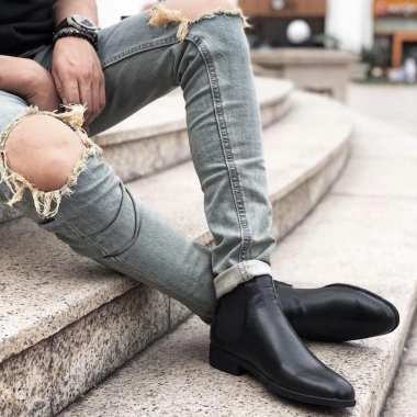 Giày Chelsea Boot Da Bò Nguyên Tấm Giai Tầng - Hàng Việt, Giá ưu đãi 1.462.500₫