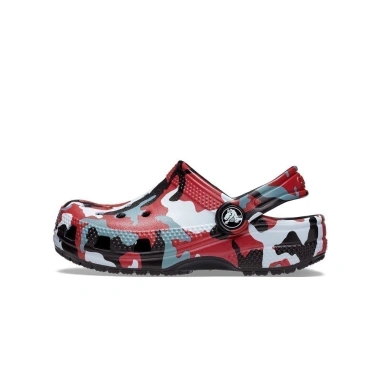 Giày Clog Crocs Camo Trẻ Em Đen Đỏ Giá 390k Siêu Nhẹ Chống Trượt Dễ Vệ Sinh 4
