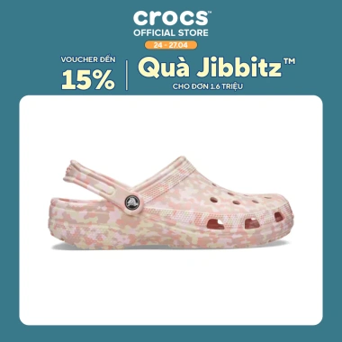 Giày Clog Crocs Unisex Confetti Pink Milk - Siêu nhẹ, thoải mái, 1.695.000₫