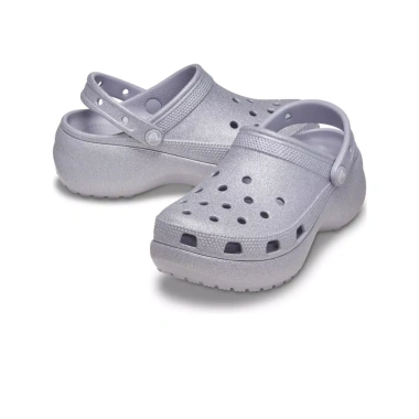 Giày Clog Nữ Crocs Classic Platform Glitter Mauve Mist - Siêu nhẹ, giảm giá 2.095K 5
