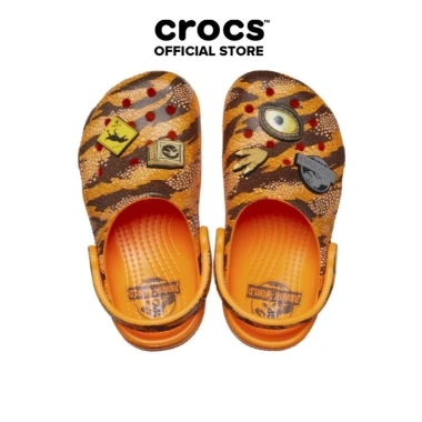 Giày Clog Trẻ Em Crocs Jurassic World Classic Orange Zing - Đệm êm, Bền, Giá ưu đãi 390k 2