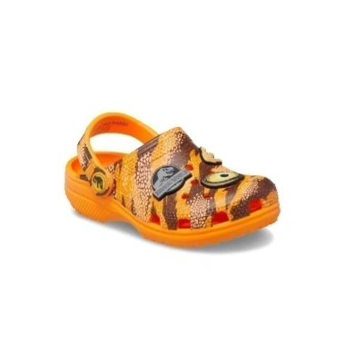 Giày Clog Trẻ Em Crocs Jurassic World Classic Orange Zing - Đệm êm, Bền, Giá ưu đãi 390k 4