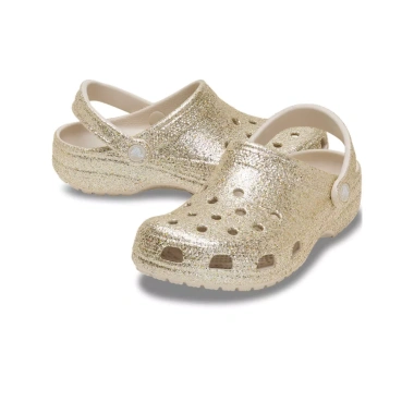 Giày Clog Unisex Crocs Classic Chunky Glitter Sandstone - Giá giảm chỉ 1.186.500 VNĐ