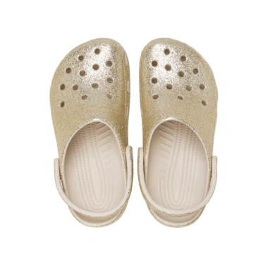Giày Clog Unisex Crocs Classic Chunky Glitter Sandstone - Giá giảm chỉ 1.186.500 VNĐ