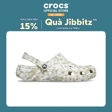 Giày Clog Unisex Crocs Classic Confetti Summit White - Giá 1.695.000₫, thoải mái và bền