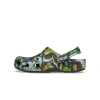 Giày Clog Unisex Crocs Painted Floral Black Sand 211.587-0LD - Giá 1.186.500₫ 3