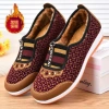 Giày Cotton người cao tuổi - Mùa đông lông cừu fleece ấm, dày, chống lạnh, chống mài mòn 10