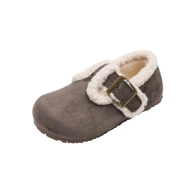 Giày Cotton trẻ em đáy mềm mùa đông phong cách Hàn Quốc chống trượt màu mó 281.609 VND
