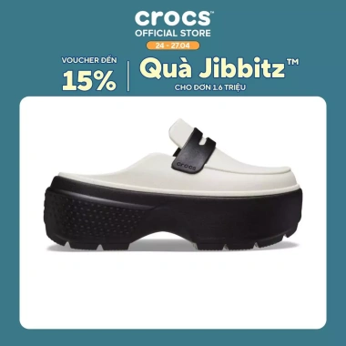 Giày Crocs Stomp Loafer Unisex Linen Black – Thời Trang, Giá 790k, Siêu Thoải Mái