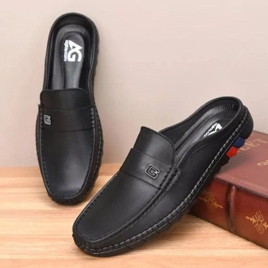 Giày Da Bò Nam AG43 – Đế cao su non, da bền, thoáng khí, chống trơn trượt, 410.000₫