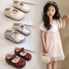 Giày da nữ Mary Jane ren 2.026 mới, công chúa thời trang PU mềm, giảm 21%