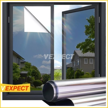 Giấy Dán Kính Cách Nhiệt Chống Nắng Giá Rẻ - Miếng Dán Cửa Kính Dày Không Keo 2