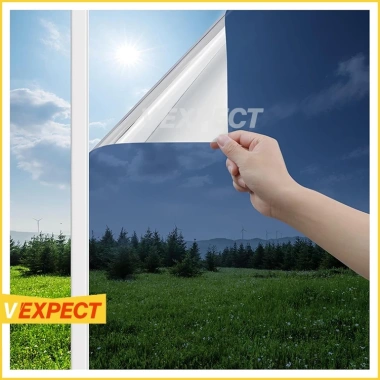 Giấy Dán Kính Cách Nhiệt Chống Nắng Giá Rẻ - Miếng Dán Cửa Kính Dày Không Keo 14