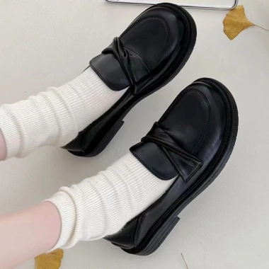 Giày đế đốc nữ da mềm êm, phong cách Hàn Quốc, size 130, giảm còn 95.000₫