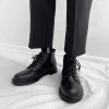 Giày đốc cổ cao da mềm, đế cao khâu thanh lịch - Boots nam giảm giá 13 2
