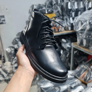 Giày đốc cổ cao da mềm, đế cao khâu thanh lịch - Boots nam giảm giá 13 5