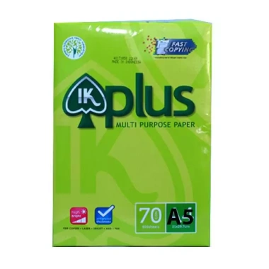Giấy IK Plus A5 70 Thái Lan 500 tờ – Chất lượng cao, giá chỉ 55.000₫, gốc 68.200₫ 2 Giấy IK Plus A5 70 Thái Lan 500 tờ – Chất lượng cao, giá chỉ 55.000₫, gốc 68.200₫ 2