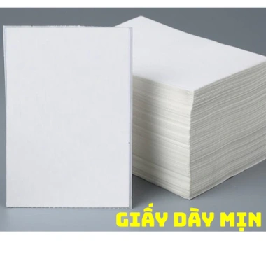 Giấy in nhiệt Decal A6 tem tự dính lớp dán, in đơn 500 tem - 66.000₫