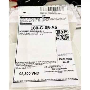 Giấy in nhiệt Decal A6 tem tự dính lớp dán, in đơn 500 tem - 66.000₫ 5 Giấy in nhiệt Decal A6 tem tự dính lớp dán, in đơn 500 tem - 66.000₫ 5