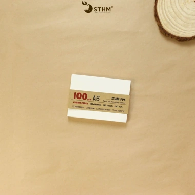 Giấy kem A6 100 tờ 80-190gsm - Ghi chú, phác thảo, in ấn, vẽ - Giá 19.000đ