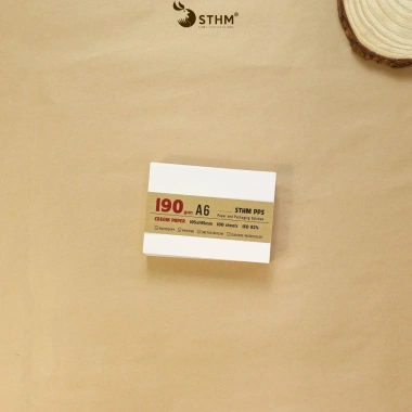 Giấy kem A6 100 tờ 80-190gsm - Ghi chú, phác thảo, in ấn, vẽ - Giá 19.000đ 3 Giấy kem A6 100 tờ 80-190gsm - Ghi chú, phác thảo, in ấn, vẽ - Giá 19.000đ 3