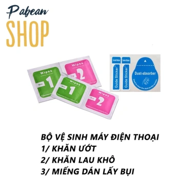 Giấy Lau Đen 3in1 Khô-Ướt + Miếng Lấy Bụi Dán Màn Hình KiNGBON 9.000đ Tiết Kiệm
