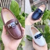 Giày Lười Trẻ Em Da PU Mềm Êm, Khuy Tròn, Size 21-35, Giá 99.000 (Giảm)