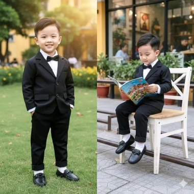 Giày Lười Trẻ Em Da PU Mềm Êm, Khuy Tròn, Size 21-35, Giá 99.000 (Giảm) 2