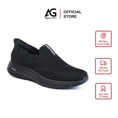 Giày lười vải nam AG328 - Đế cao su chống trơn, tăng chiều cao, chỉ 329.174₫ 3 Giày lười vải nam AG328 - Đế cao su chống trơn, tăng chiều cao, chỉ 329.174₫ 3