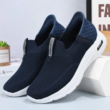 Giày lười vải nam AG328 - Đế cao su chống trơn, tăng chiều cao, chỉ 329.174₫