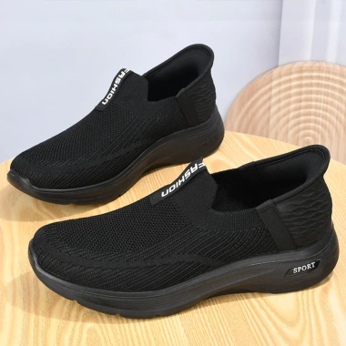 Giày lười vải nam AG328 - Đế cao su chống trơn, tăng chiều cao, chỉ 329.174₫