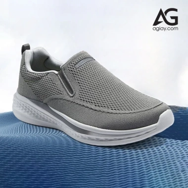 Giày Lười Vải Nam AGIAY AG372 - Dáng Cơ Bản, Thoải mái, Giảm giá 299k, Quà Tặng Bố