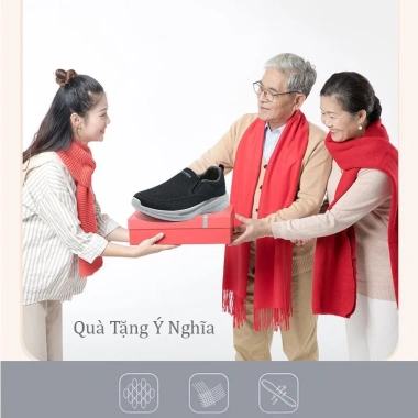 Giày Lười Vải Nam AGIAY AG372 - Dáng Cơ Bản, Thoải mái, Giảm giá 299k, Quà Tặng Bố 4