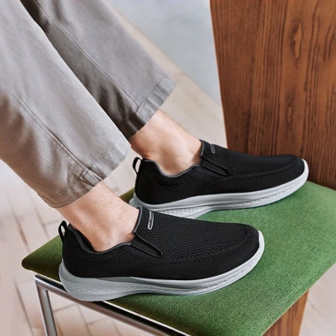 Giày Lười Vải Nam AGIAY AG372 - Dáng Cơ Bản, Thoải mái, Giảm giá 299k, Quà Tặng Bố 6