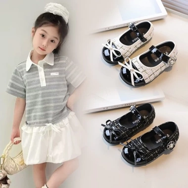 Giày Mary Jane bé gái 2.026 Thiết kế công chúa đáng yêu, giá ưu đãi 349k