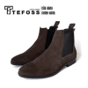 Giày nam Chelsea Boot da bò thật TEFOSS HT350 - Da lộn nâu, size 38-44, chỉ 1,95 tr 10