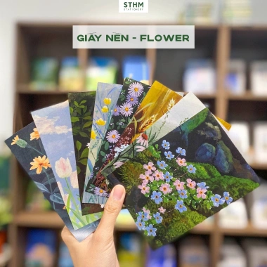 Giấy nền trang trí 10x14cm - 16 tờ mẫu độc quyền - STHM Cần Thơ giá 17.000 VNĐ
