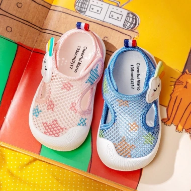 Giày sandal CHEERFUL MARIO đế mềm chống trơn trượt, phong cách biển mùa hè cho trẻ 1-12 tuổi - Giá ưu đãi 184.800₫