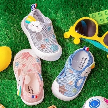 Giày sandal CHEERFUL MARIO đế mềm chống trơn trượt trẻ 1‑3 tuổi, đi biển mùa hè 7