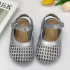 Giày sandal công chúa dệt rỗng bé gái mùa hè - Đế caosu, quai PVC mềm 79.000 VND 3