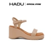 Giày Sandal Đế Xuồng 8P Quai Ngang Tamira HADU MX15 Da PU Đệm Mút Êm - BH 12 Tháng